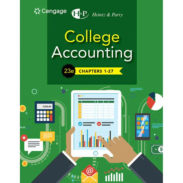 College Accounting, Chapters 1-27, 23rd Edition