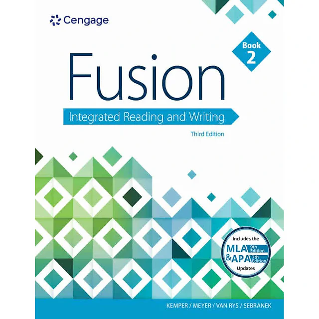 Fusion: Integrated Reading and Writing Book 2 (w/ MLA9E Updates) 3rd Edition