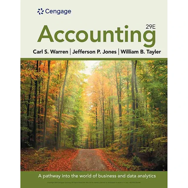 Accounting, 29th Edition