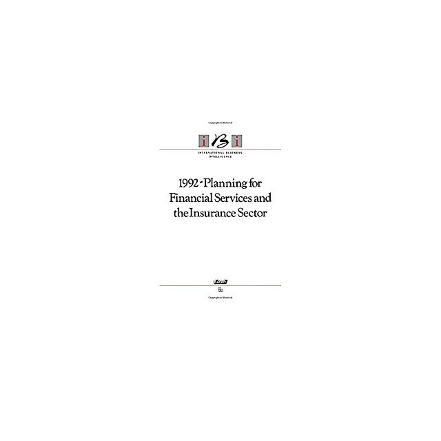 1992-Planning for Financial Services and the Insurance Sector
