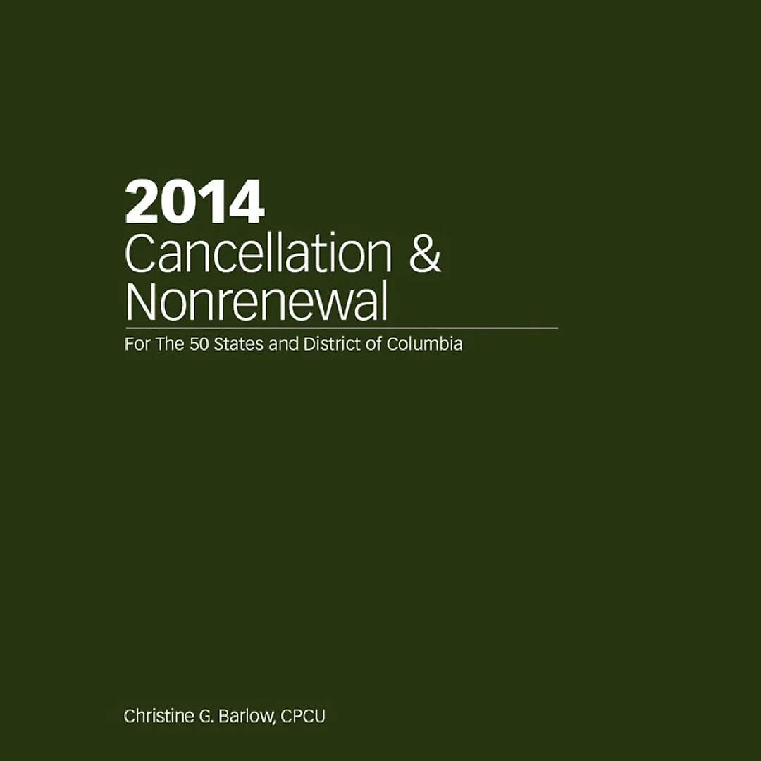 2014 Cancellation & Nonrenewal
