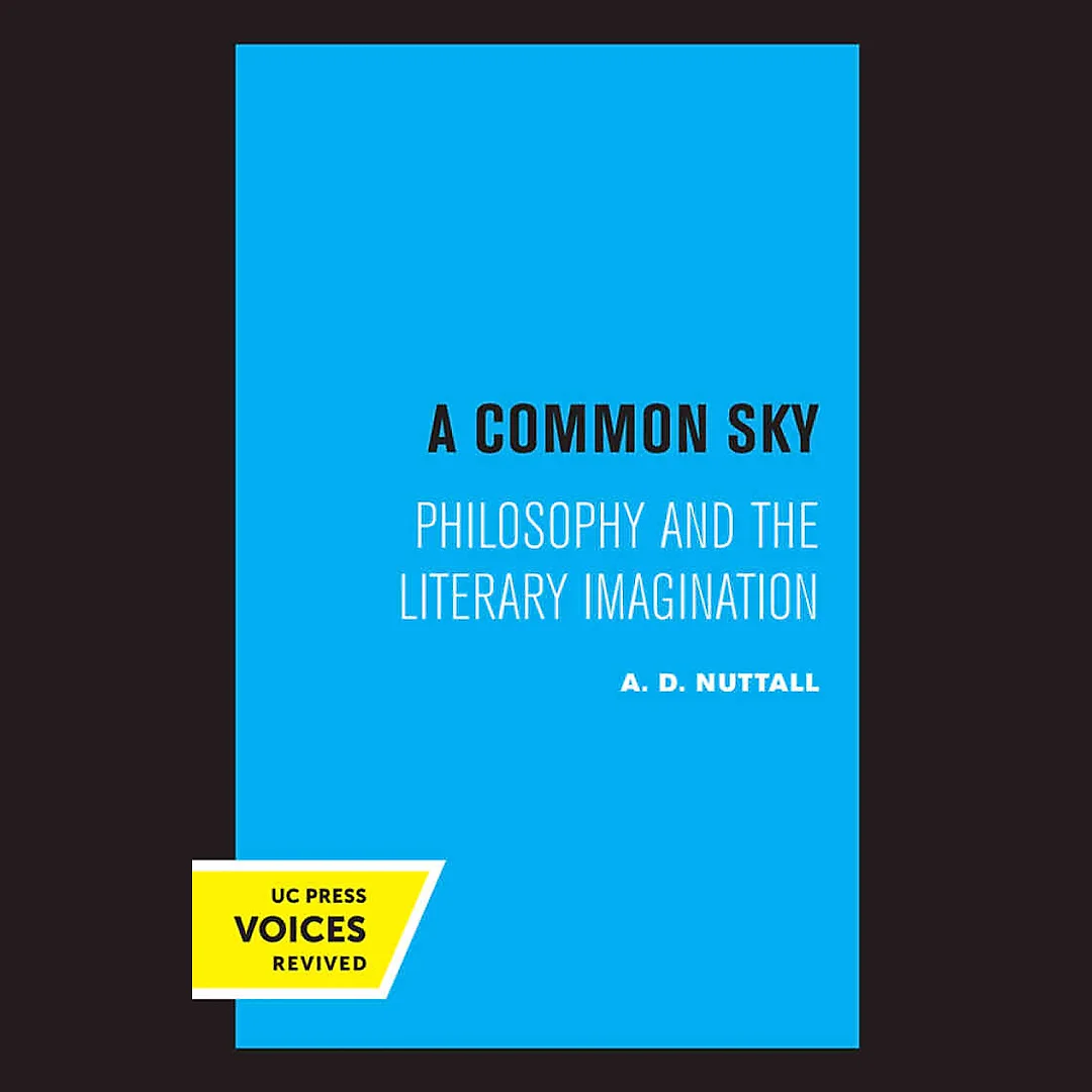 A Common Sky: Philosophy and the Literary Imagination