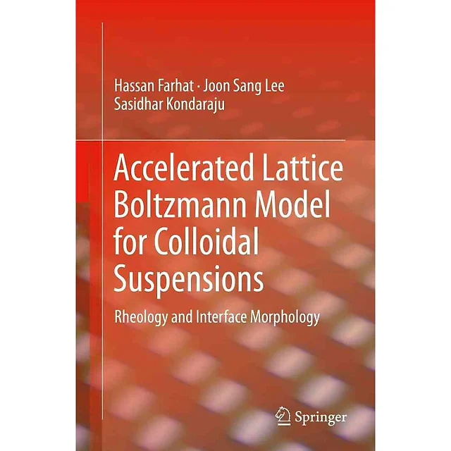 Accelerated Lattice Boltzmann Model for Colloidal Suspensions: Rheology and Interface Morphology