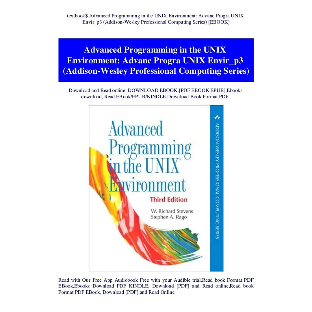 Advanced Programming in the UNIX Environment: Advanc Progra UNIX Envir_p3