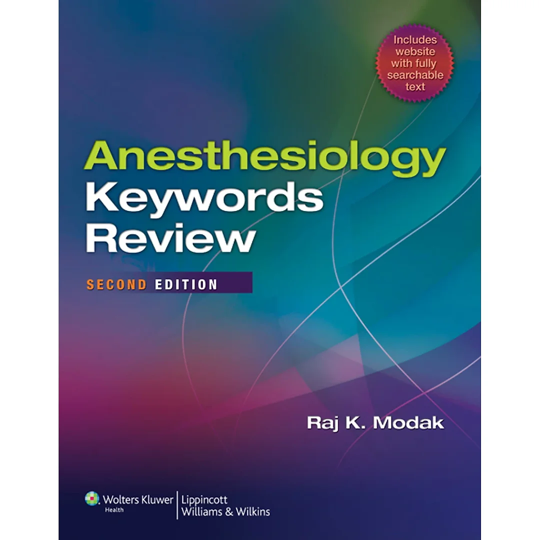 Anesthesiology Keywords Review