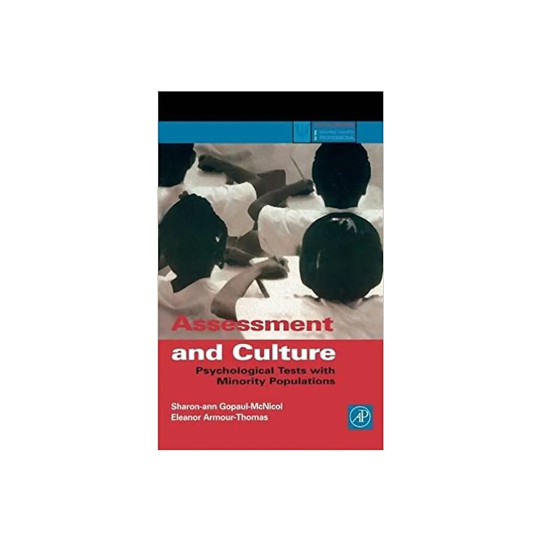Assessment and Culture: Psychological Tests with Minority Populations