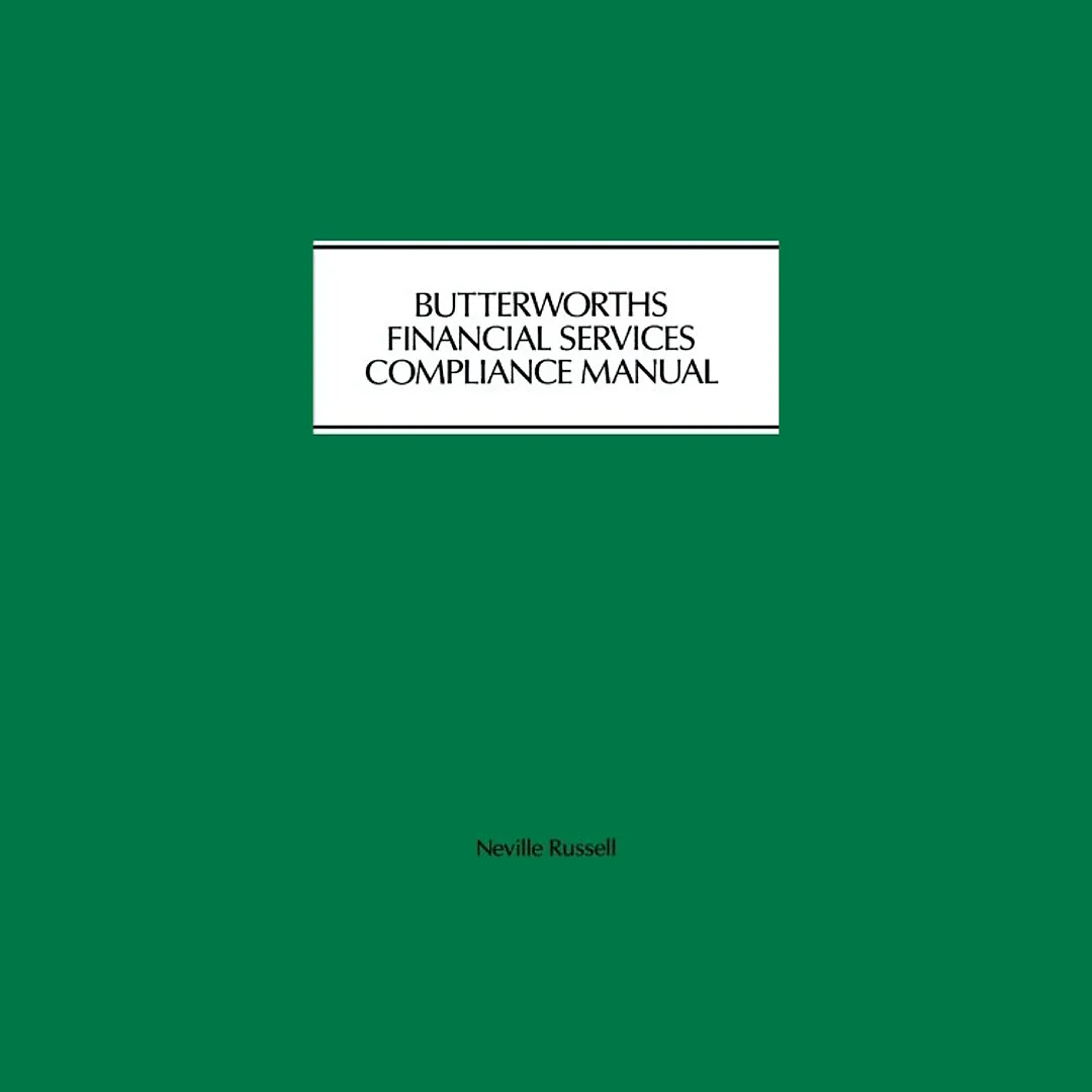 Butterworths Financial Services Compliance Manual