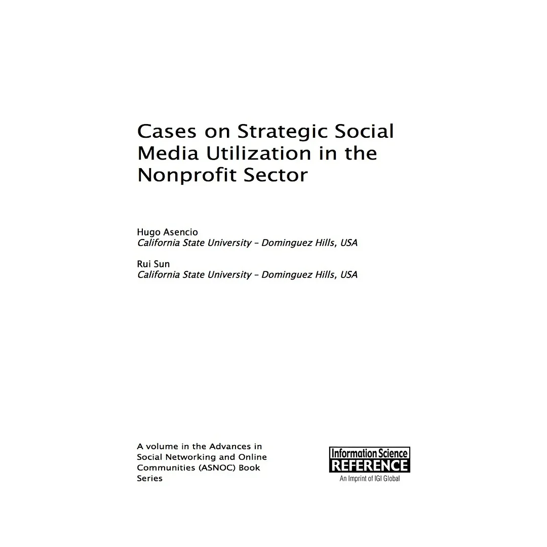 Cases on Strategic Social Media Utilization in the Nonprofit Sector