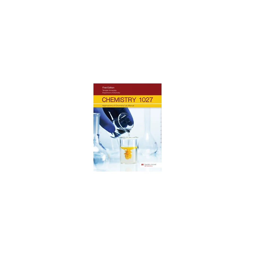 Chemistry 1027 Applications of Chemistry Lab Manual