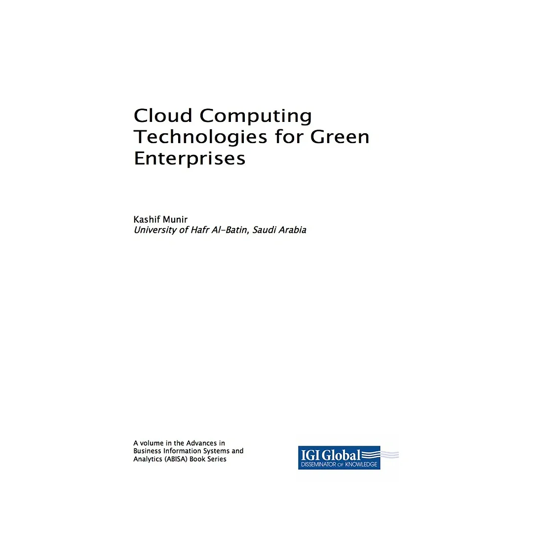 Cloud Computing Technologies for Green Enterprises