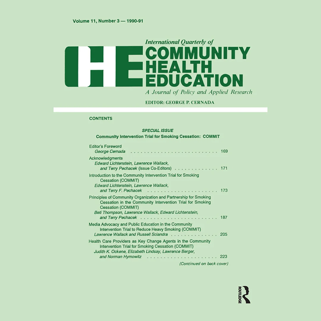 Community Intervention Trial for Smoking Cessation: COMMIT