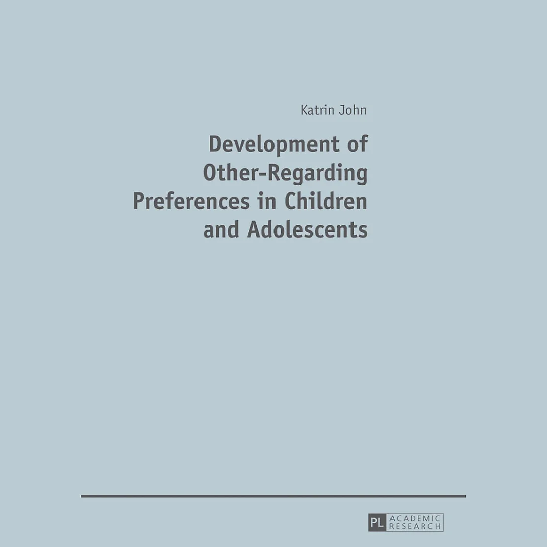Development of Other-Regarding Preferences in Children and Adolescents