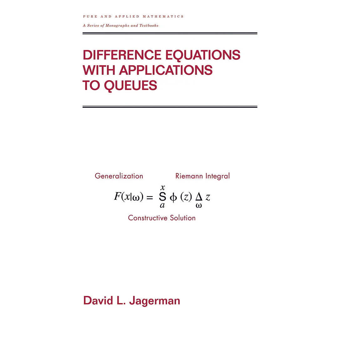 Difference Equations with Applications to Queues