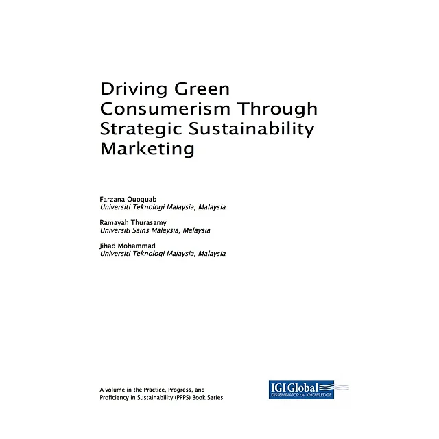 Driving Green Consumerism Through Strategic Sustainability Marketing