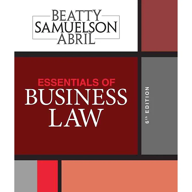 Essentials of Business Law 6th Edition