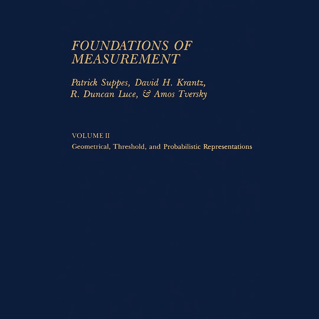 Foundations of Measurement: Volume 2
