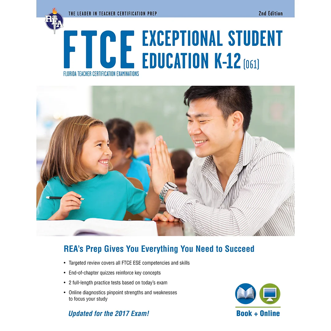 FTCE Exceptional Student Education K-12 (061) Book + Online 2e
