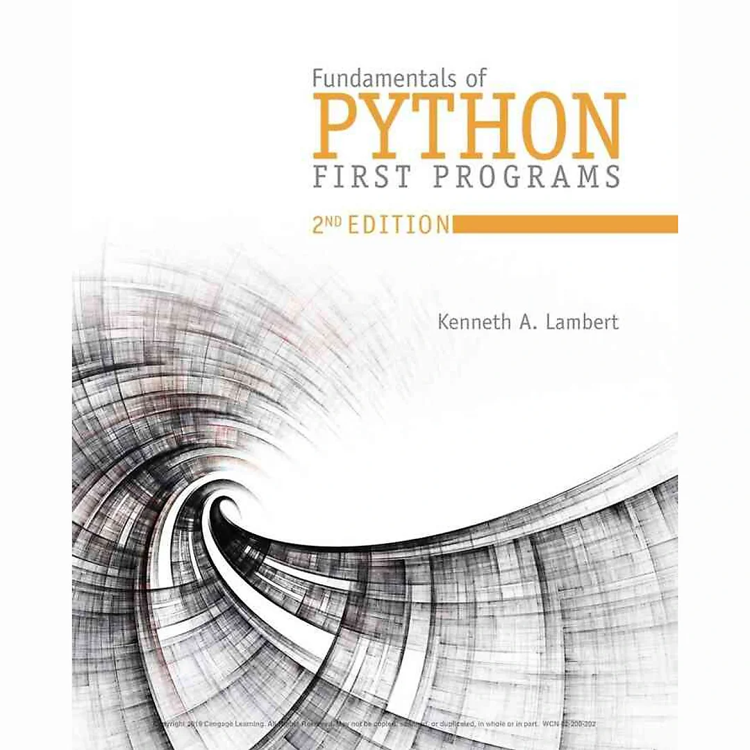Fundamentals of Python: First Programs 2nd Edition