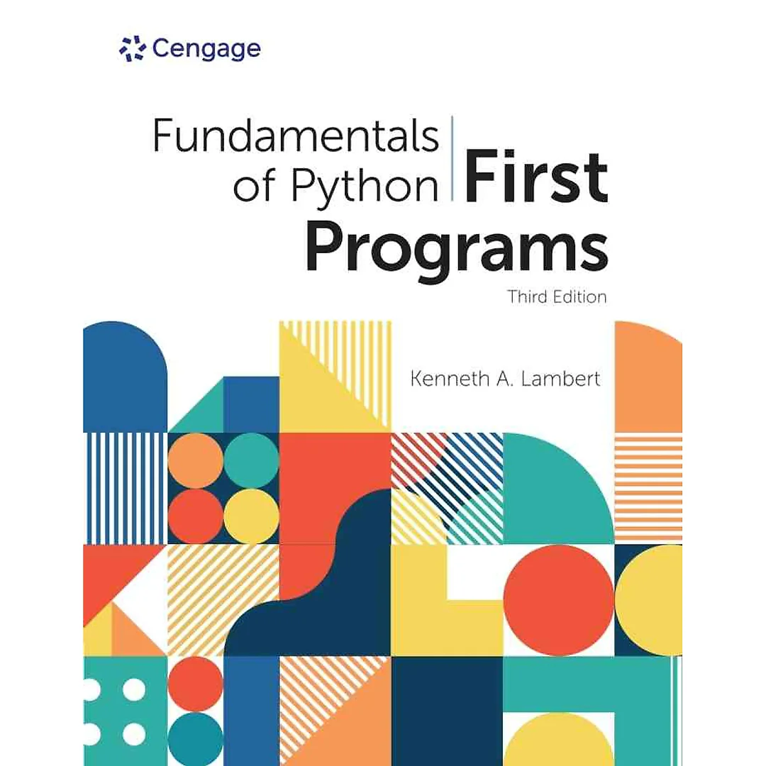 Fundamentals Of Python: First Programs 3rd Edition