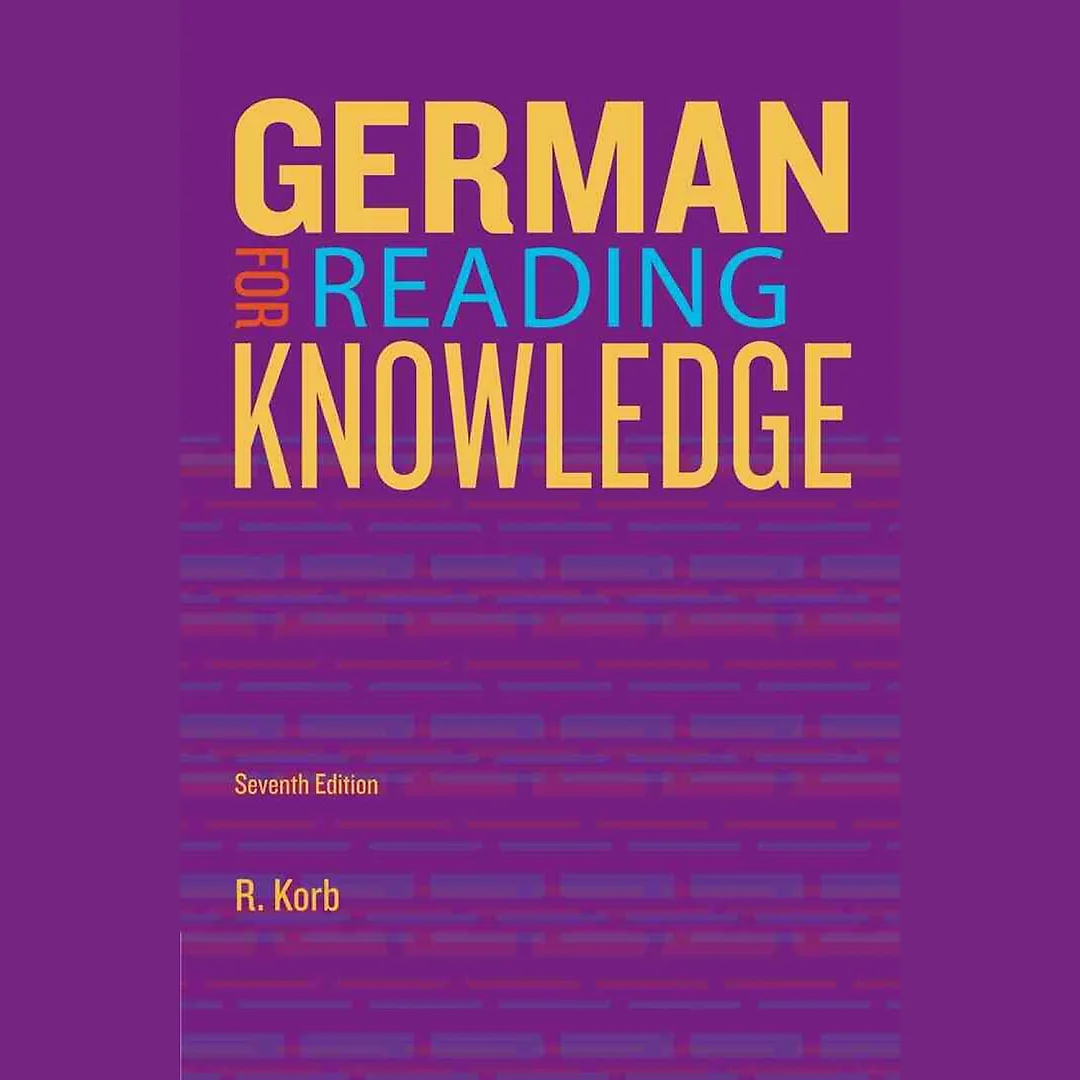 German for Reading Knowledge 7th Edition