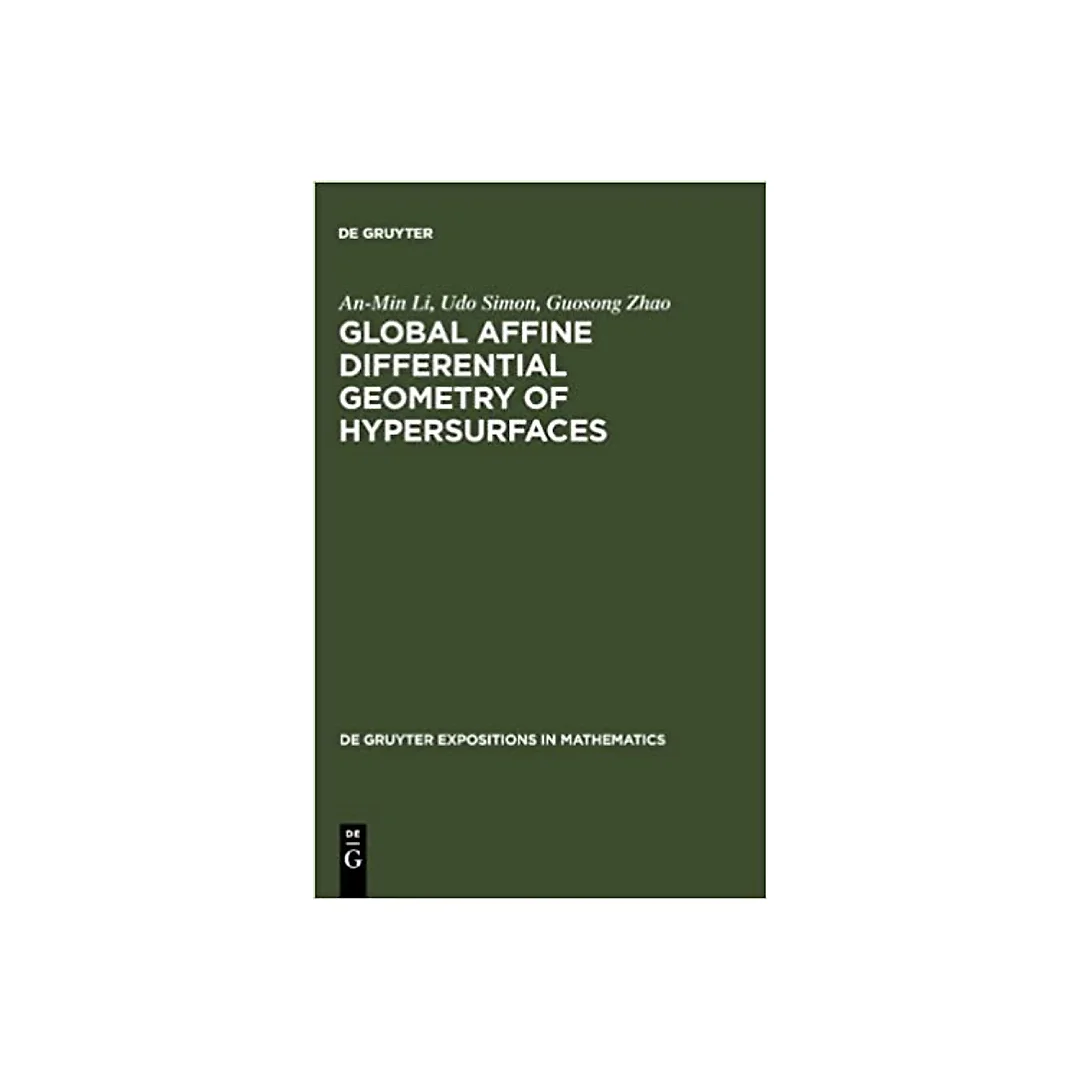 Global Affine Differential Geometry of Hypersurfaces