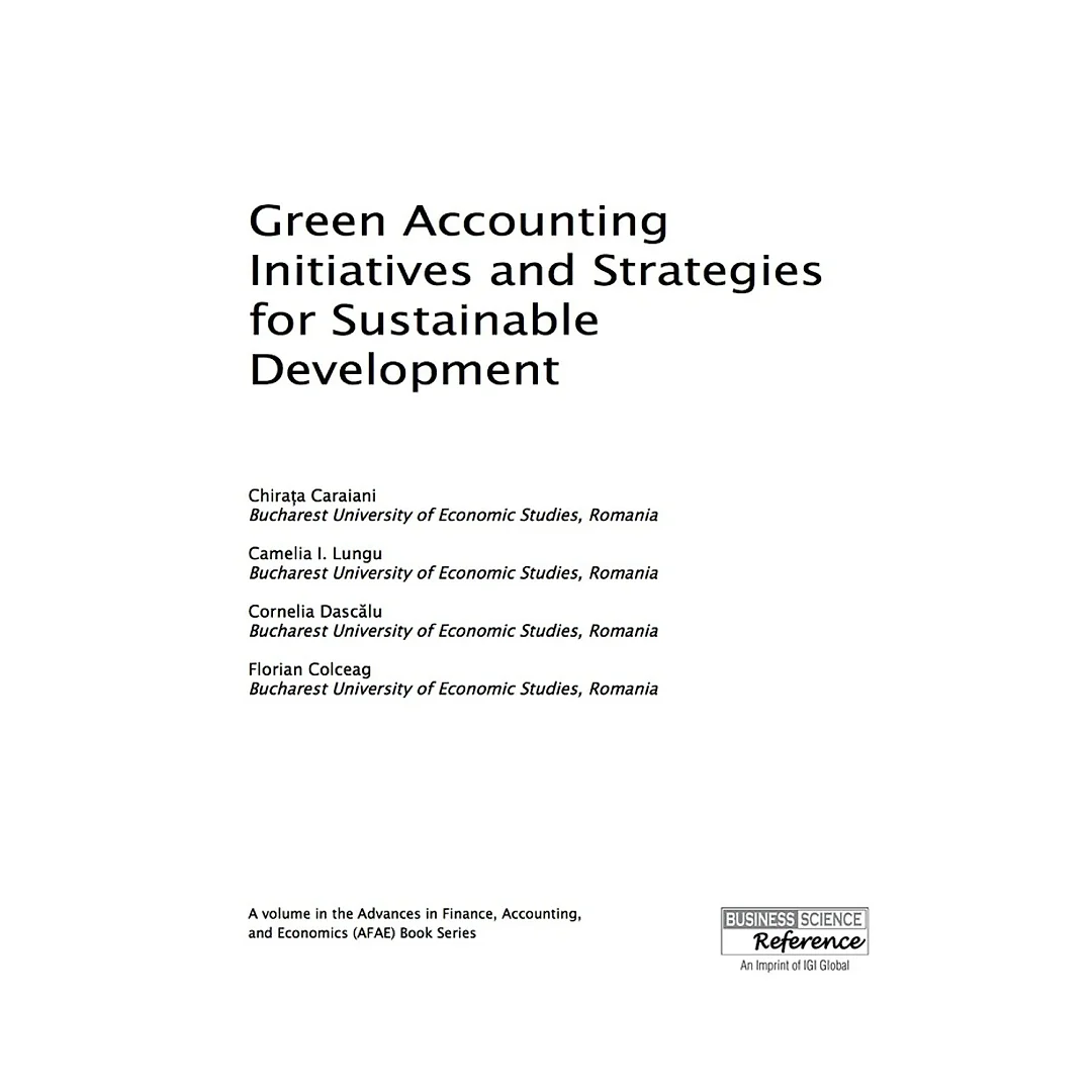 Green Accounting Initiatives and Strategies for Sustainable Development