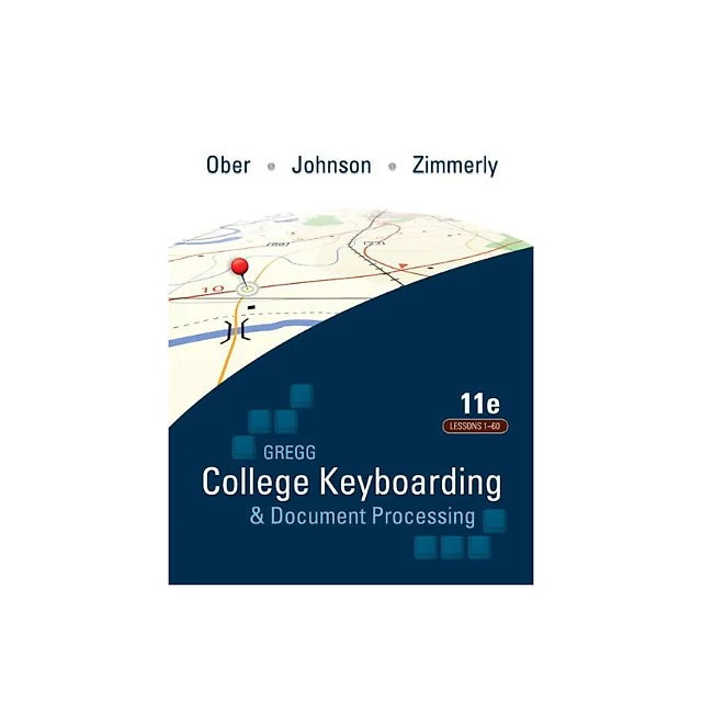 Gregg College Keyboarding &amp; Document Processing (GDP); Lessons 1-60 text