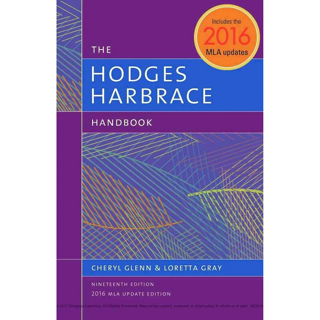 Hodges Harbrace Handbook 2016 MLA Update 19th Edition