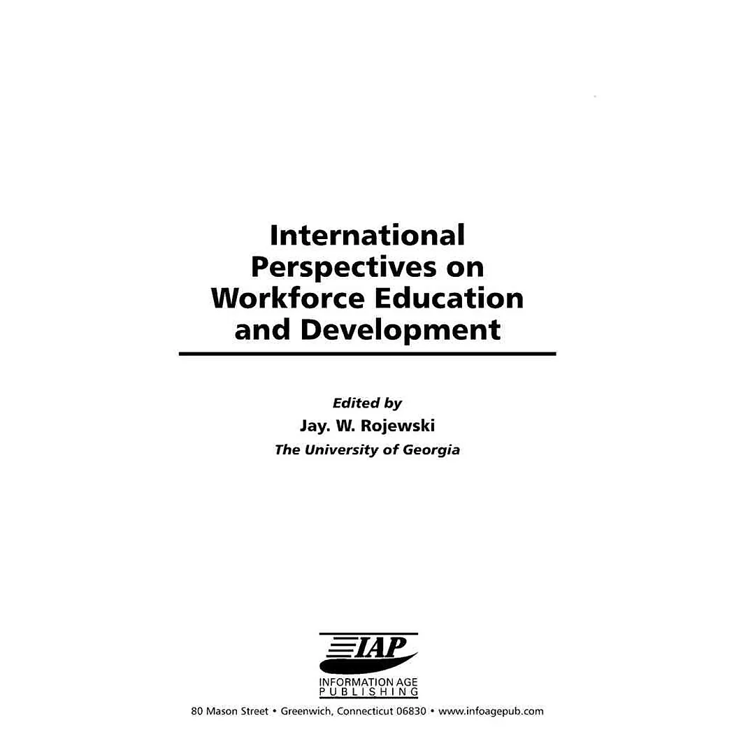 International Perspectives on Workforce Education and Development
