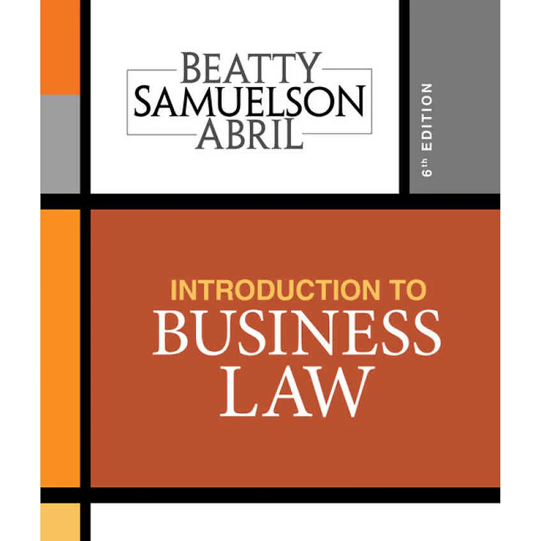 Introduction to Business Law 6th Edition