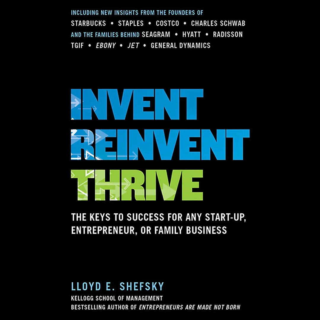 Invent Reinvent Thrive: The Keys to Success for Any Start-Up Entrepreneur or Family Business