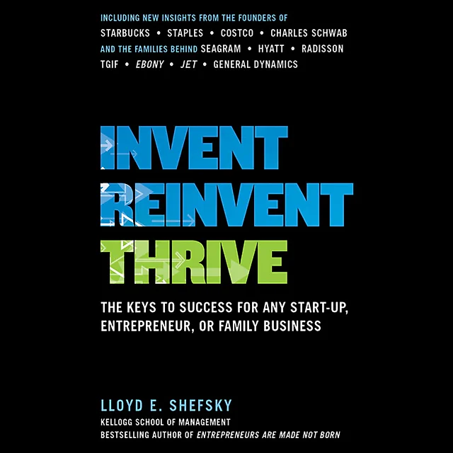 Invent Reinvent Thrive: The Keys to Success for Any Start-Up Entrepreneur or Family Business