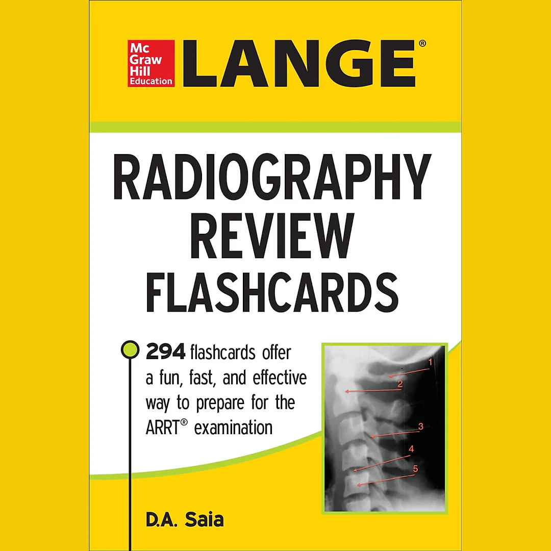 LANGE Radiography Review Flashcards 1st Edition