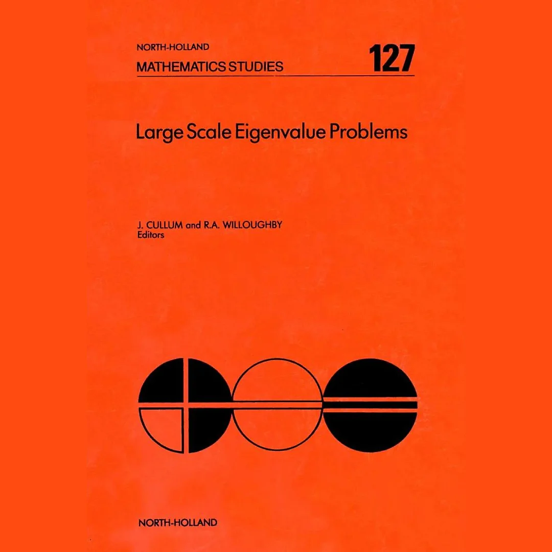 Large Scale Eigenvalue Problems
