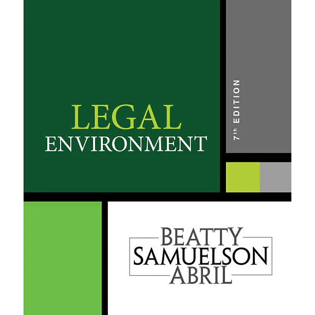 Legal Environment 7th Edition