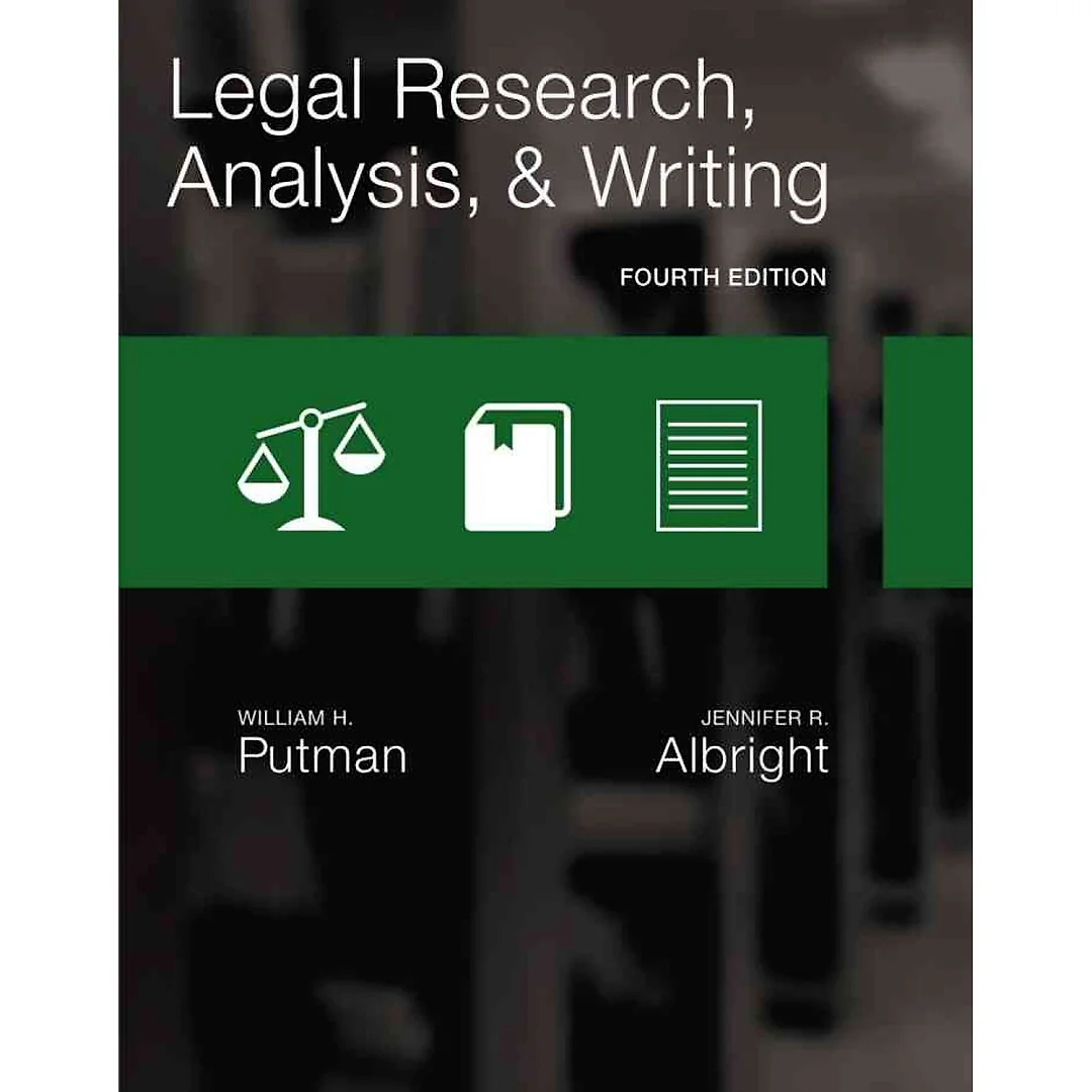 Legal Research Analysis and Writing 4th Edition