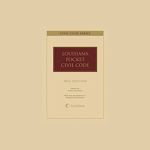 Louisiana Pocket Civil code 2016 Edition