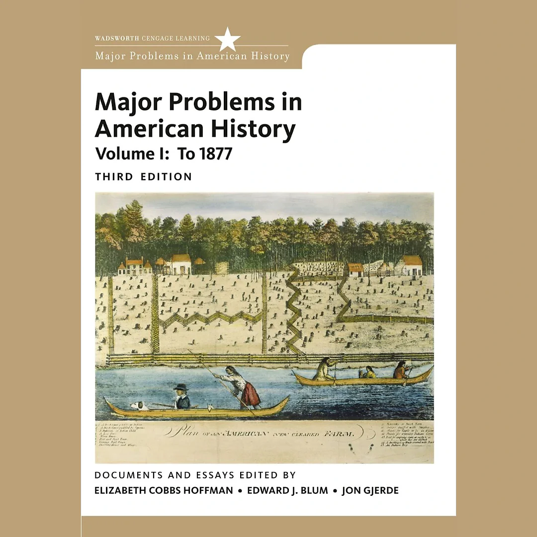 Major Problems in American History Volume I 3rd Edition