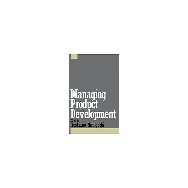 Managing Product Development