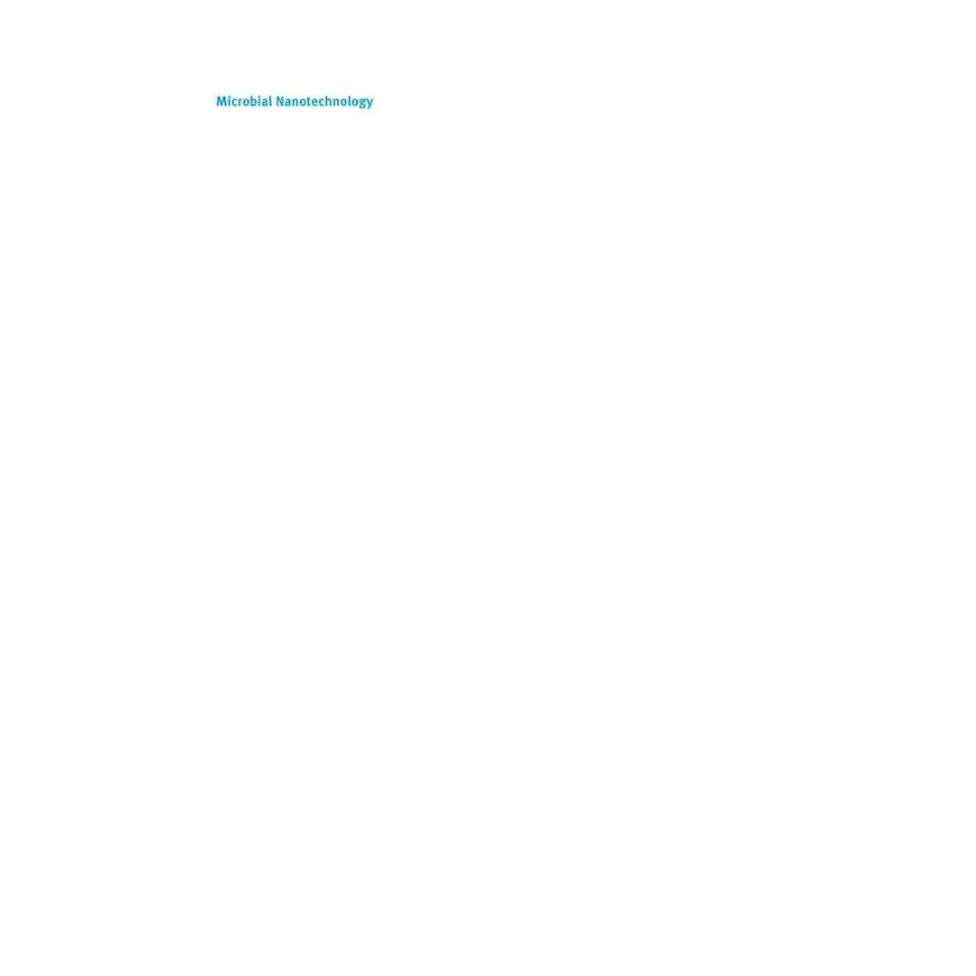Microbial Nanotechnology: Advances in Agriculture, Industry and Health Sectors