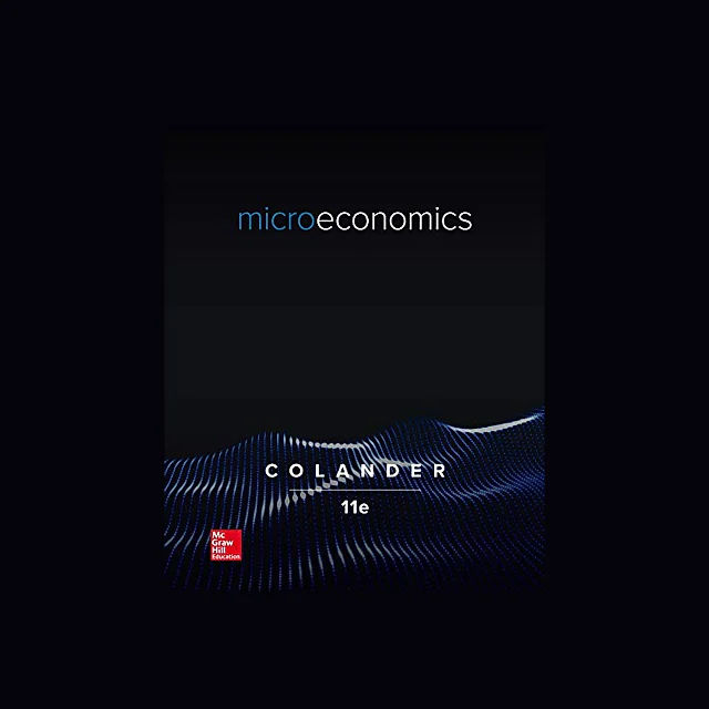Microeconomics (11th Edition) David Colander