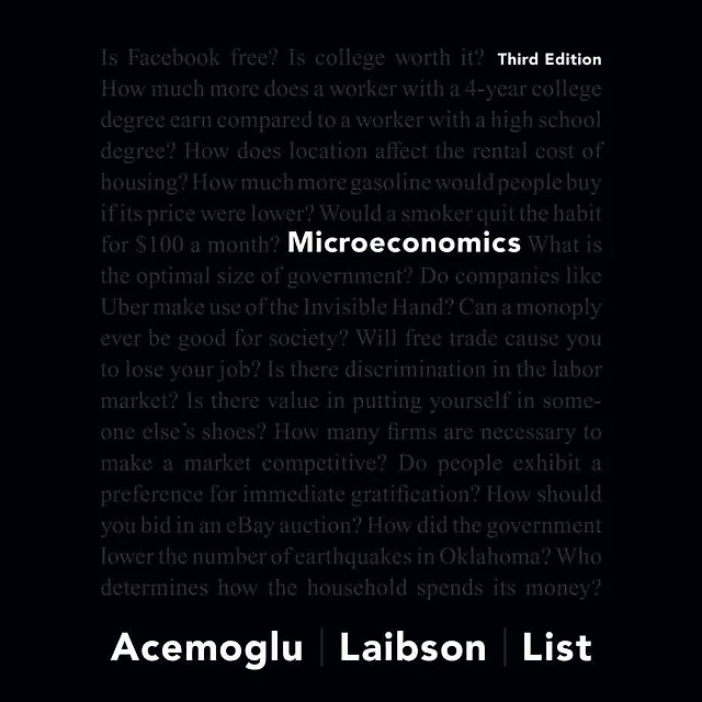 Microeconomics, 3rd Edition