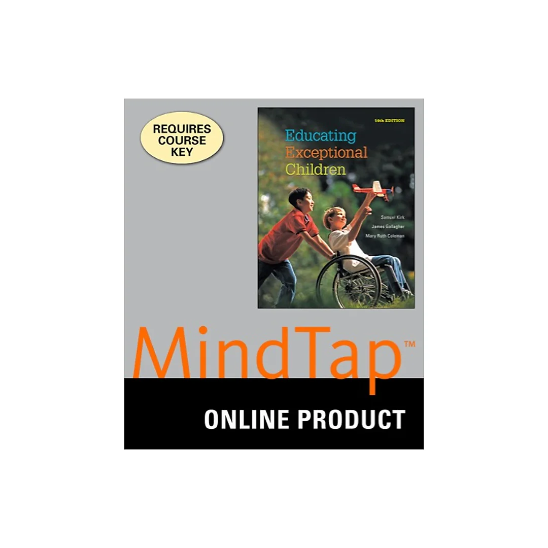 MindTap Education for Kirk/Gallagher/Coleman's Educating Exceptional Children, 14th Edition, [Instant Access], 1 term (6 months)