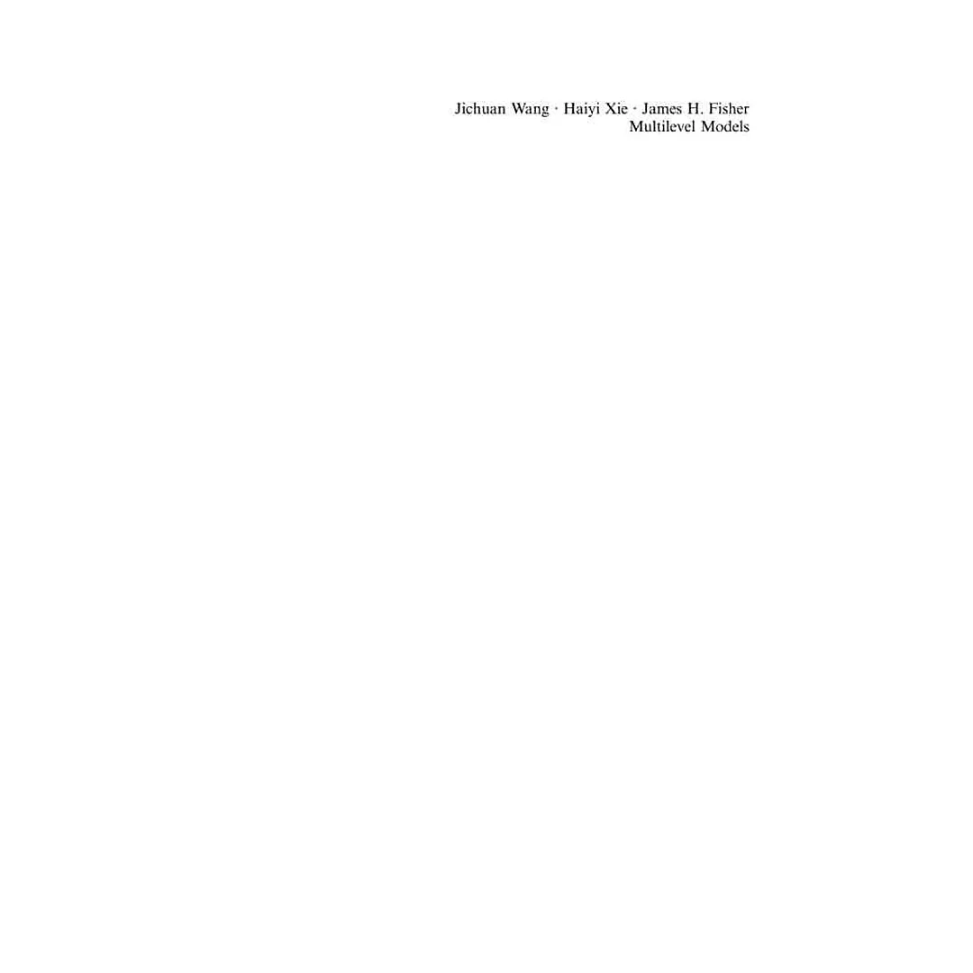 Multilevel Models: Applications using SAS®