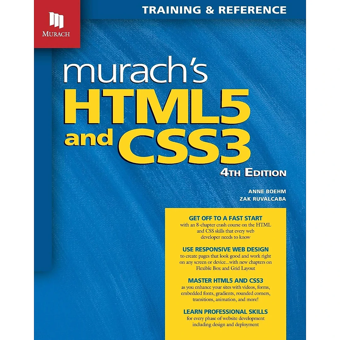 Murach's HTML5 and CSS3 (4th Edition)