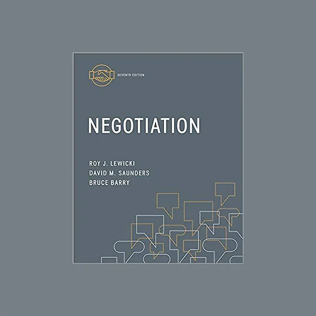 Negotiation 7th Edition by Roy J Lewicki