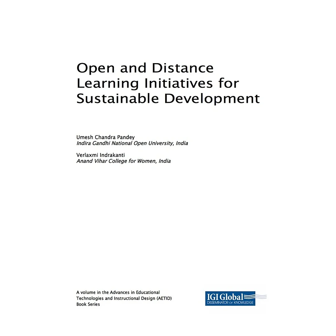 Open and Distance Learning Initiatives for Sustainable Development