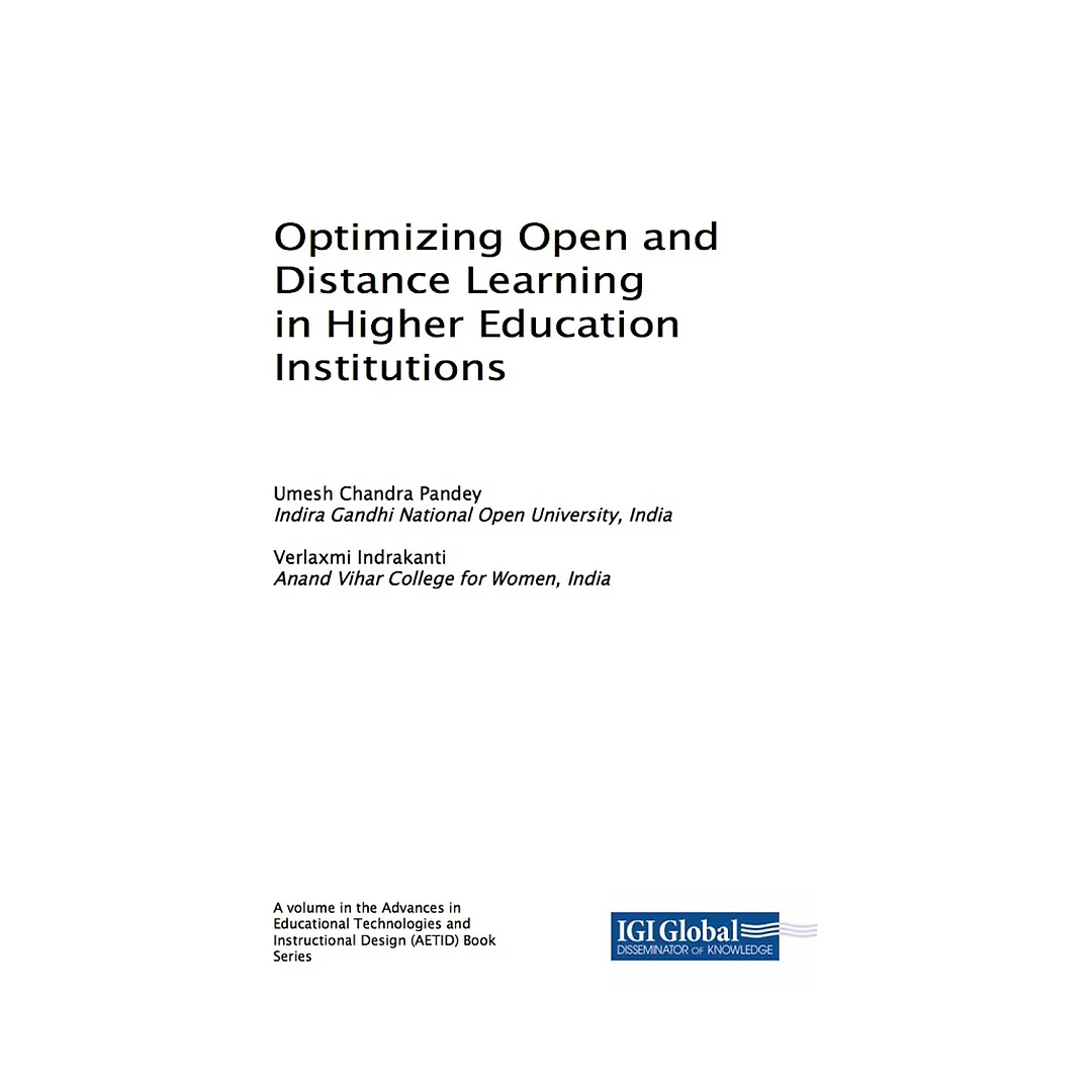 Optimizing Open and Distance Learning in Higher Education Institutions