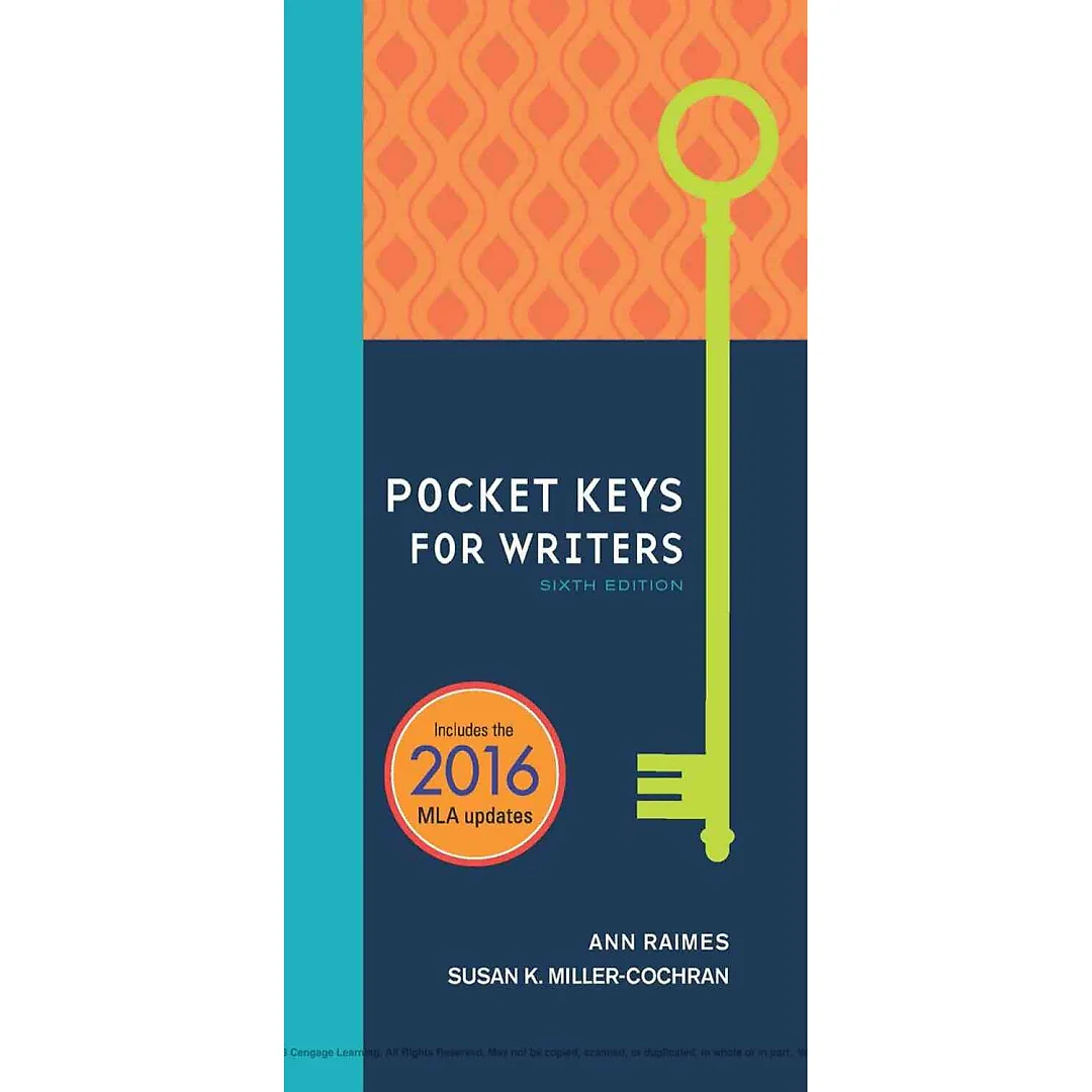 Pocket Keys for Writers with APA Updates 6th Edition