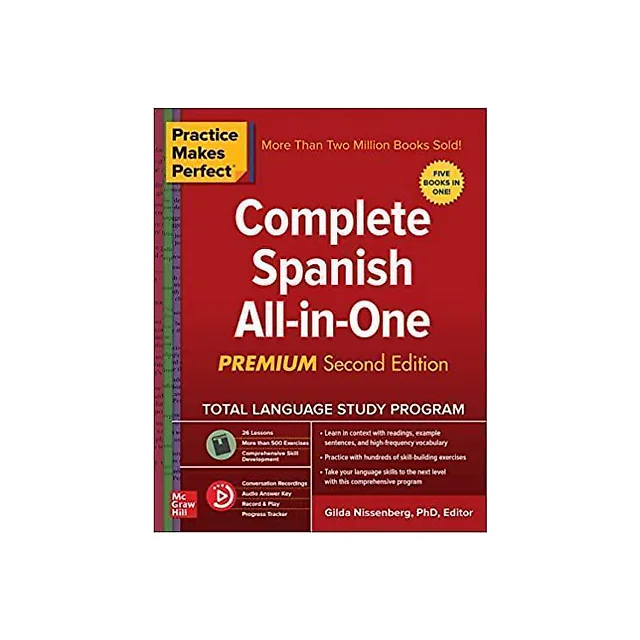 Practice Makes Perfect Complete Spanish All In One Premium 2Nd Edition